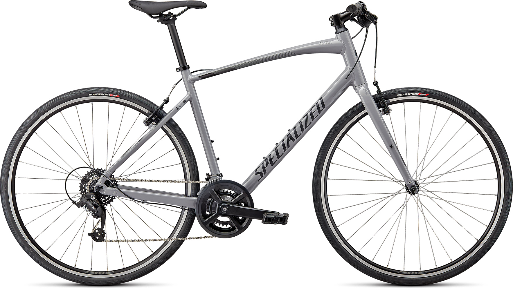 Specialized Sirrus 1.0 2022 Gloss Cool Grey / Smoke / Satin Black Reflective