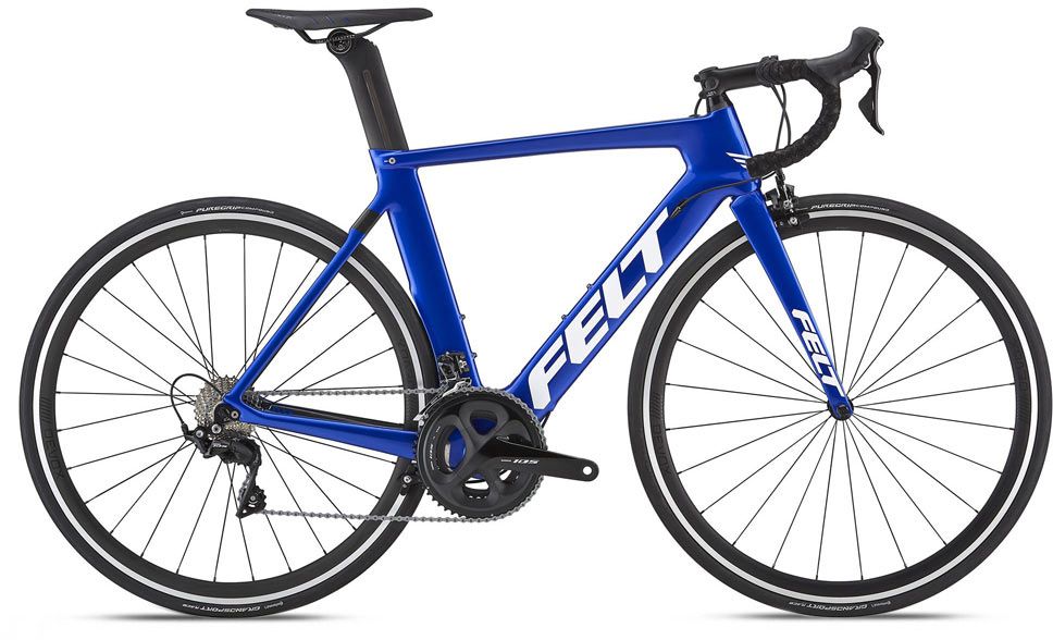 Шоссейные велосипеды Felt AR5 105 синий Артикул BBIA00356 (L), BBIA00351 (S), BBIA00354 (M), BBIA00361 (XXL), BBIA00358 (XL)