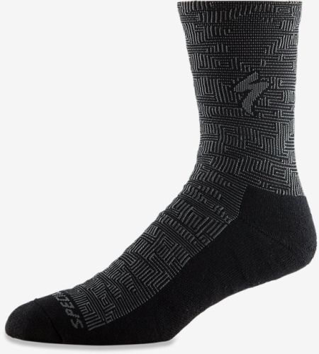 Носки Носки Specialized Techno MTB Tall Sock черный-серый Артикул 64720-7613, 64720-7614, 64720-7615, 64720-7612