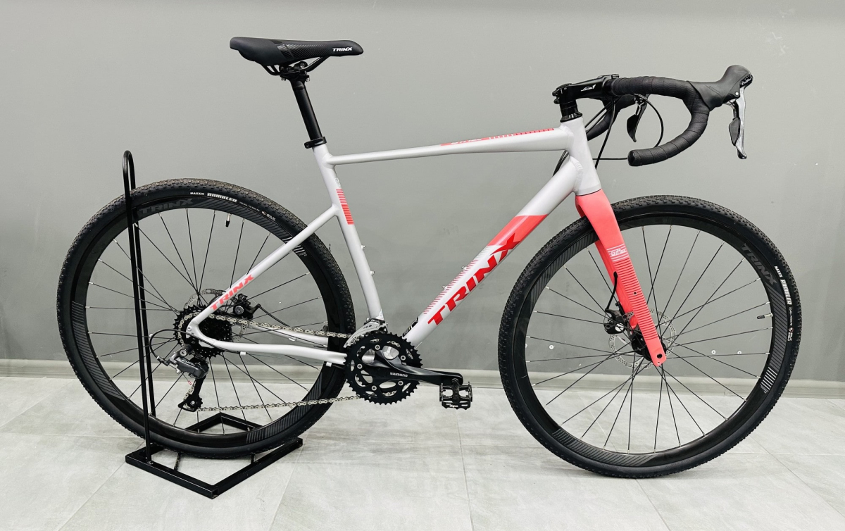 Гравийные велосипеды Trinx GTR 2.2 2022 Grey/Red Артикул 