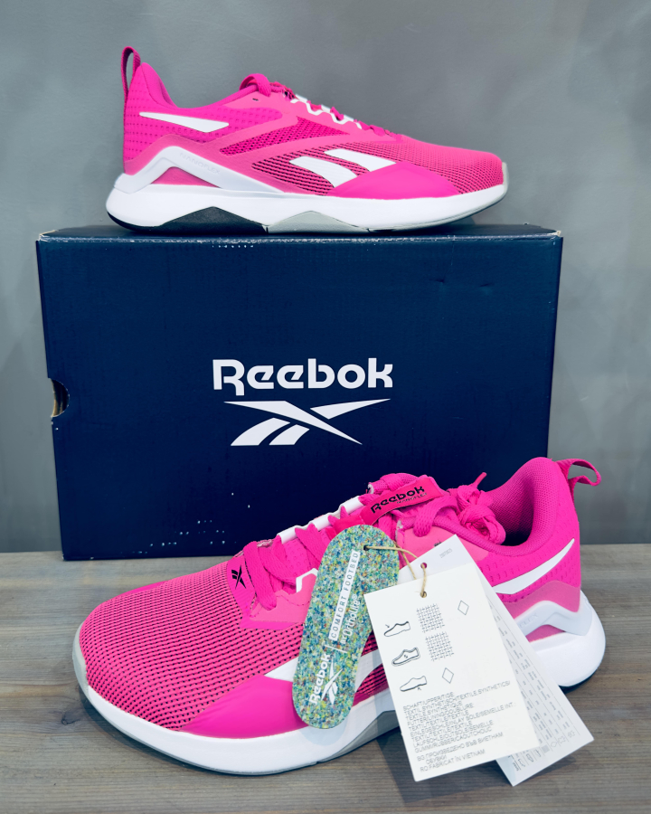 Кроссовки Кроссовки женские Reebok Nanoflex TR 2.0 proud pink/ftwr white/pure grey 4 Артикул GY21217.5, GY21216, GY212110