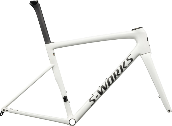 рама Specialized S-Works Tarmac SL8 2024 Gloss Cqv Reflex Fine Gold Pearl Over White / Satin Carbon