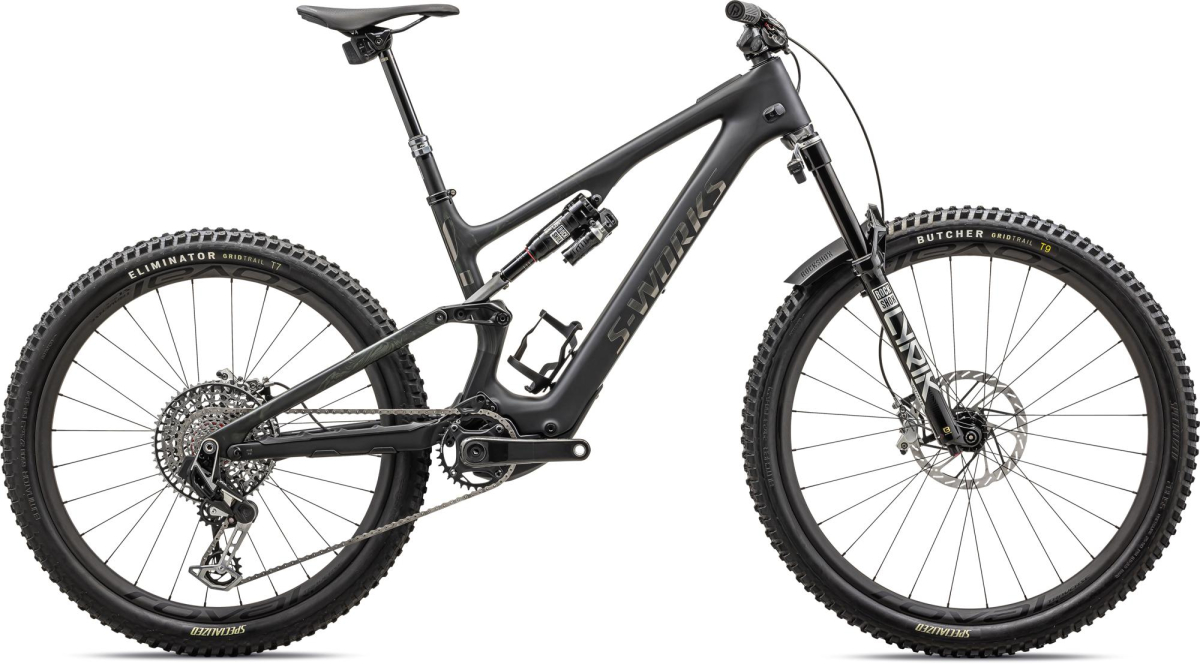 Specialized S-Works Levo SL LTD 2023 Gloss Carbon / Dark Moss Green - Oak Green - Forest Green Hydro (черный S2)