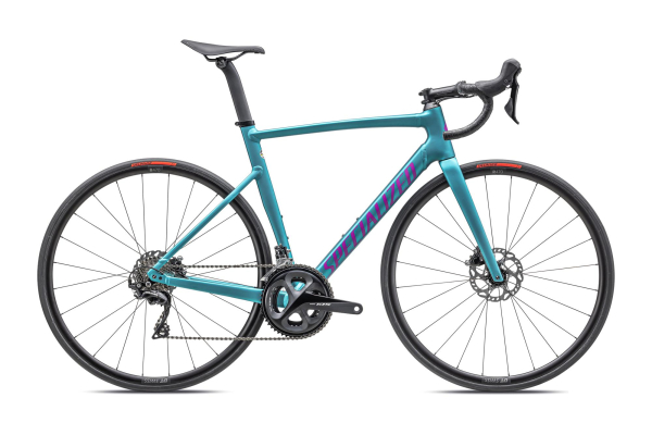 Specialized Allez Sprint Comp 2023 Satin Lagoon Tint over Silver Dust/Purple Orchid