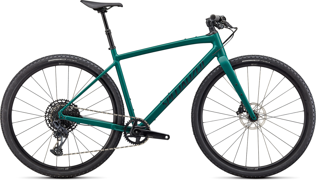 Гравийные велосипеды, комфорт плюс Specialized Diverge Expert E5 Evo 2022 Satin Pine/Forest/Chrome/Clean Артикул 95422-3004, 95422-3002, 95422-3003