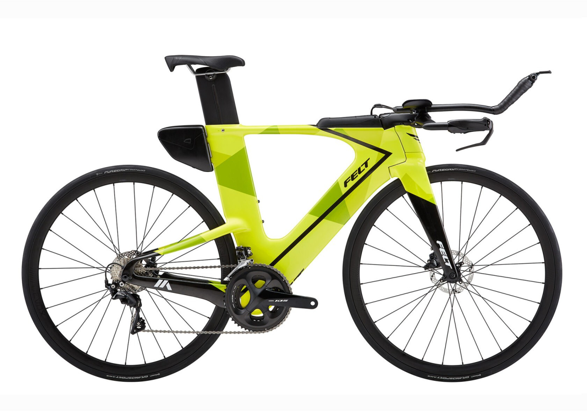 Триатлон, шоссейные велосипеды Felt IA Advanced 105 2021 Charcoal Geo Артикул 