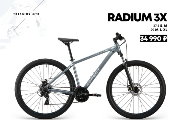 Aspect Radium 3X 29 2025 Серый