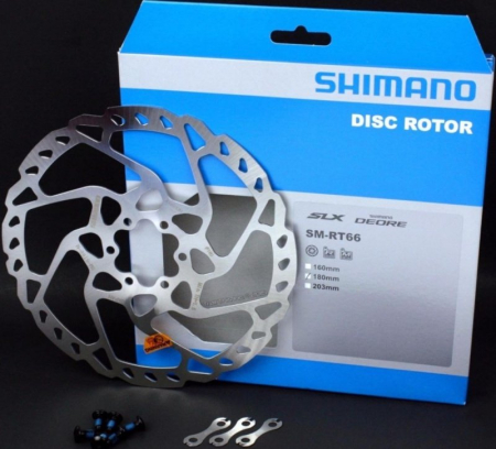Тормозные диски Тормозной диск Shimano RT66 Артикул ISMRT66S, ISMRT66M