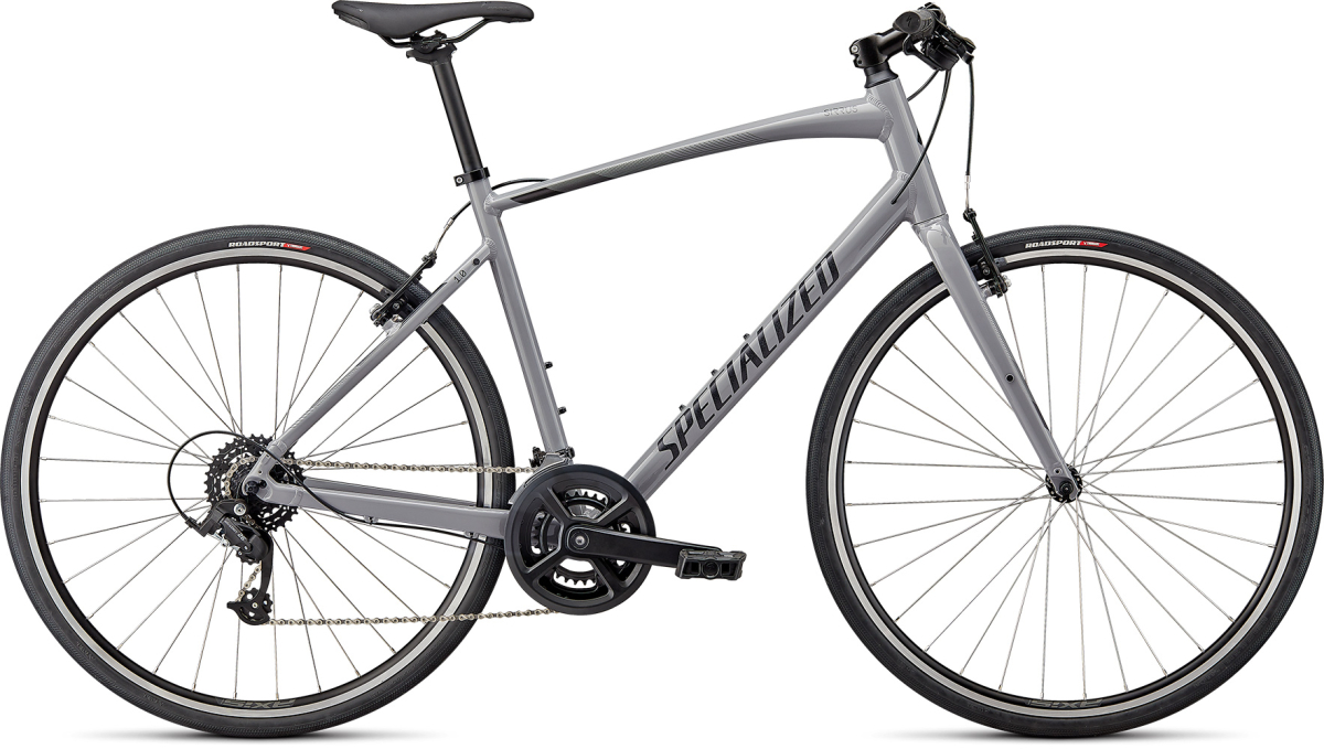 Городские велосипеды Specialized Sirrus 1.0 2022 Gloss Cool Grey / Smoke / Satin Black Reflective Артикул 90922-9002, 90922-9005, 90922-9004, 90922-9003, 90922-9000, 90922-9001