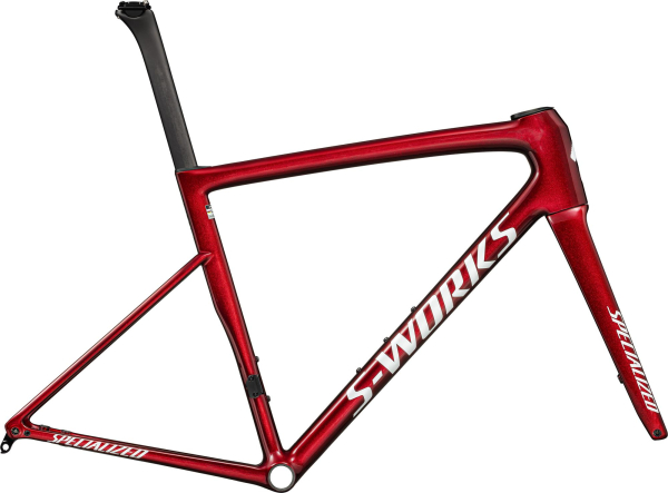 рама Specialized S-Works Tarmac SL8 2024 Gloss Red Sky / Metallic White Silver