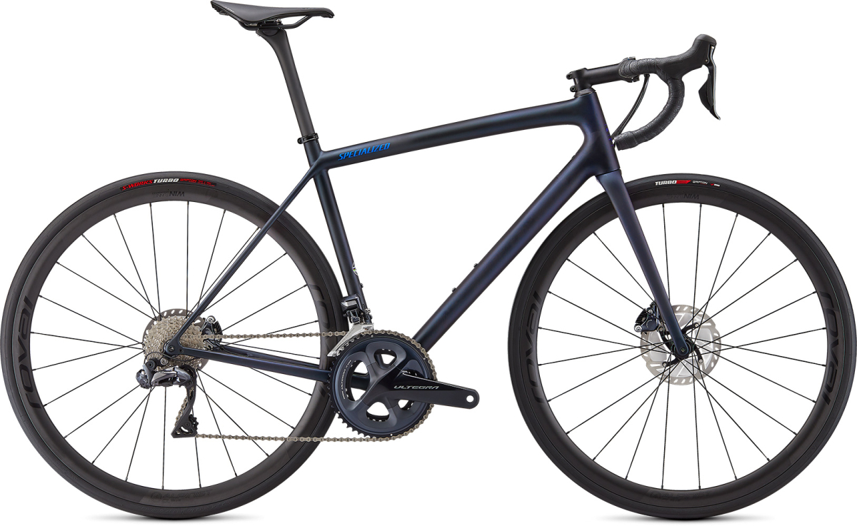 Шоссейные велосипеды Specialized Aethos Pro - Ultegra Di2 2021 Satin Blue Murano/Carbon/Cobalt Артикул 97221-1261, 97221-1256, 97221-1258