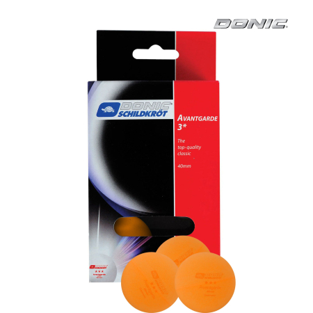 Мячики для н/тенниса DONIC AVANTGARDE 3, 6 штук (оранжевый )