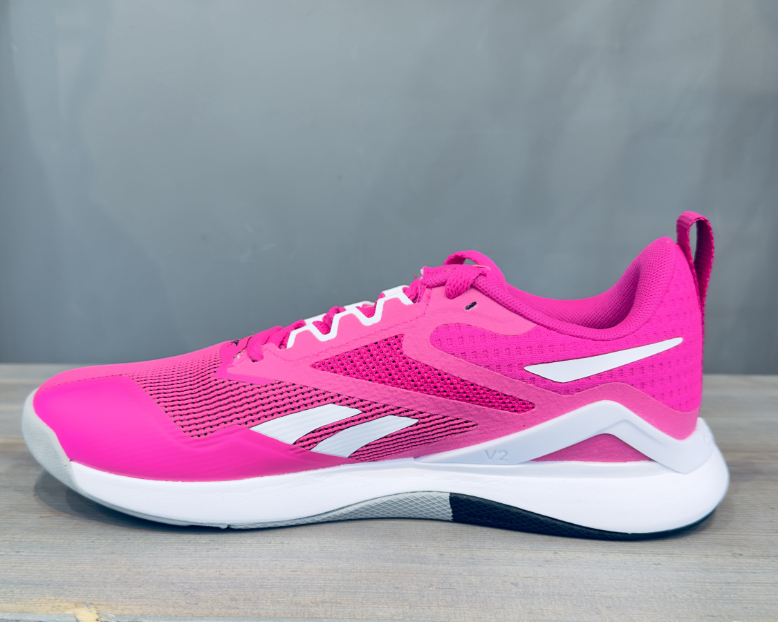 Кроссовки Кроссовки женские Reebok Nanoflex TR 2.0 proud pink/ftwr white/pure grey 4 Артикул GY21217.5, GY21216, GY212110