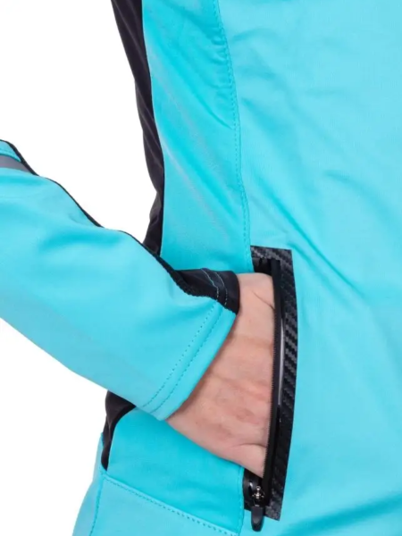 Куртки Куртка женская Fischer Softshell Light turquoise Артикул 4680162763416, 4680162763423