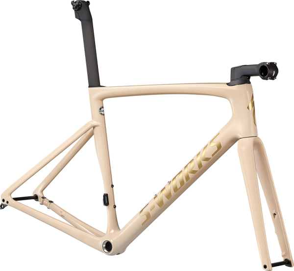 рама specialized s-works tarmac sl7 2022 sand/red/gold chameleon/satin brushed gold foil