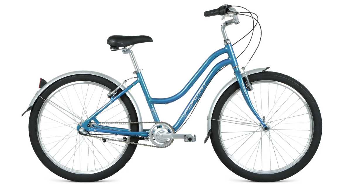 Городские велосипеды Format 7732 2021 серый-голубой Артикул RBKM1C363003