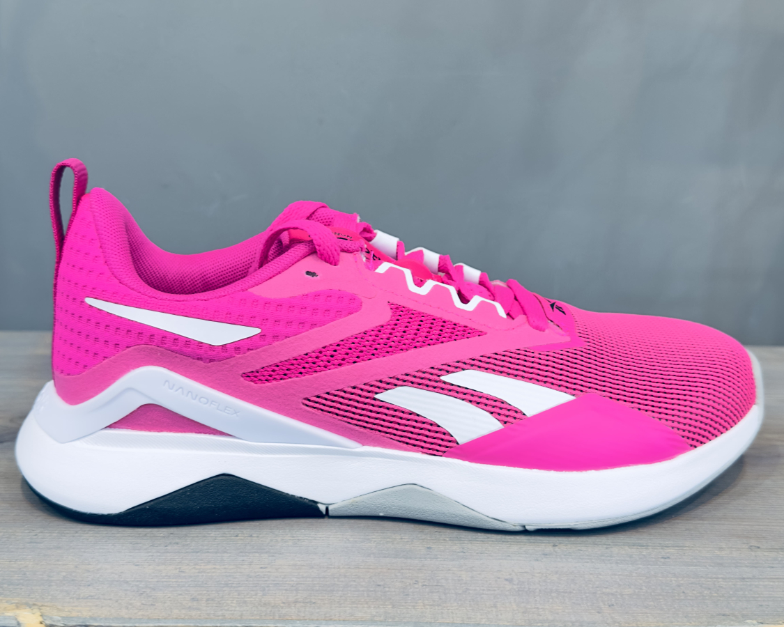 Кроссовки Кроссовки женские Reebok Nanoflex TR 2.0 proud pink/ftwr white/pure grey 4 Артикул GY21217.5, GY21216, GY212110