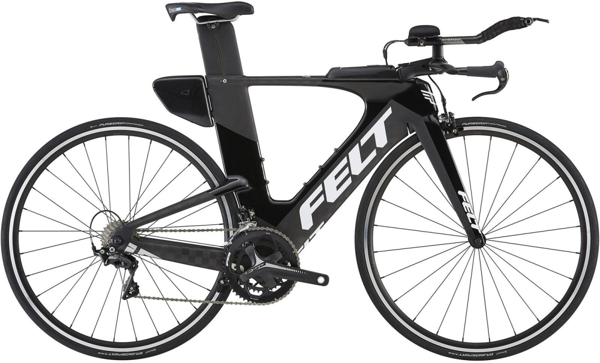 Триатлон, шоссейные велосипеды Felt IA16 105 черный-белый Артикул BBHCA0858 (XL), BBHCA0856 (L), BBHCA0854 (M), BBHCA0851 (S), BBHCA0848 (XS)